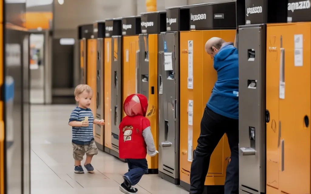 2-Year-Old Boy Safely Exits Amazon Locker After Accidental Entrapment