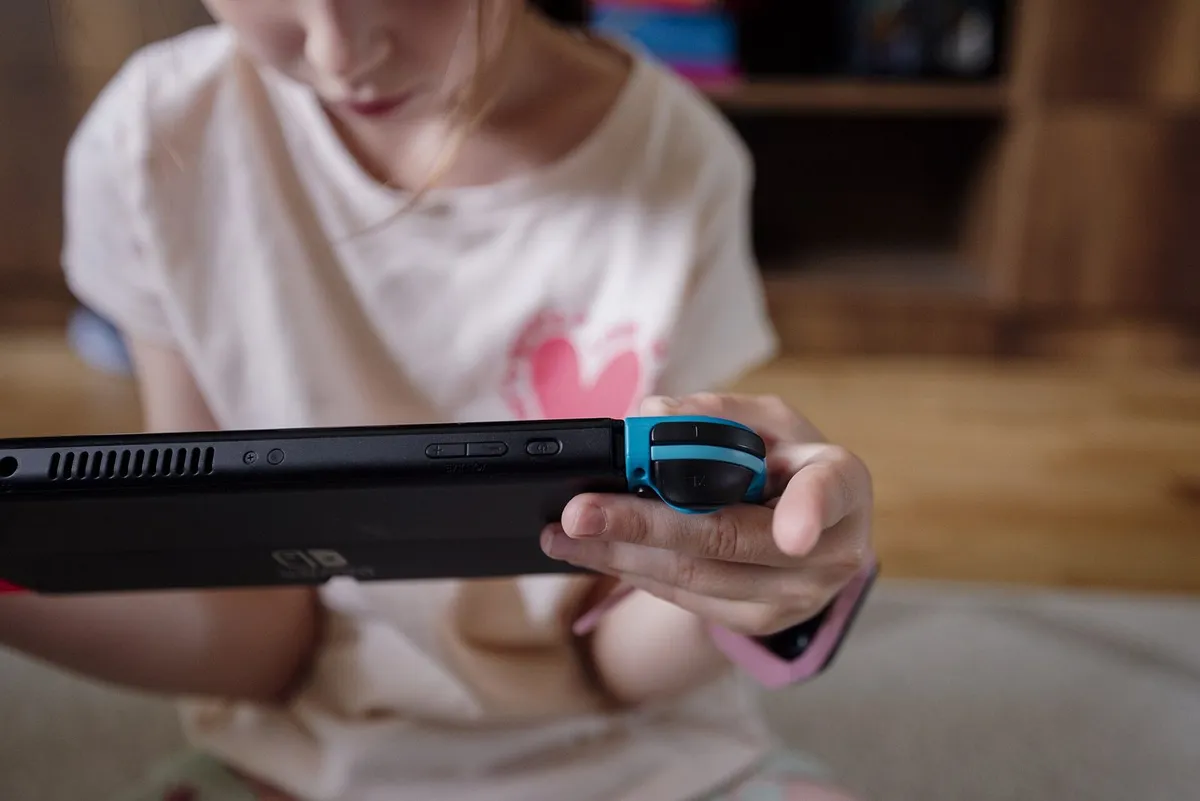 video game closeup