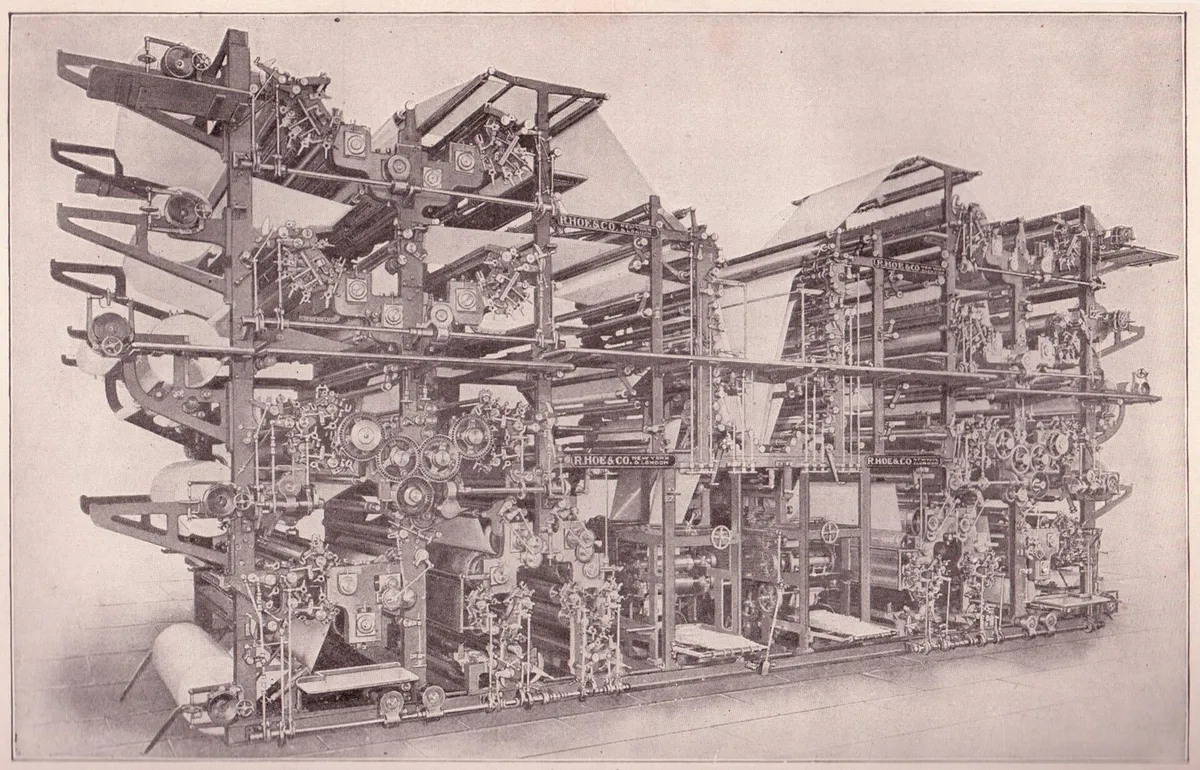 newspaper printing press