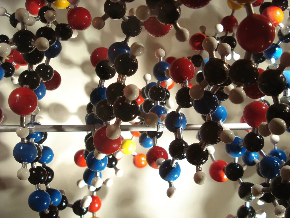 protein molecule model