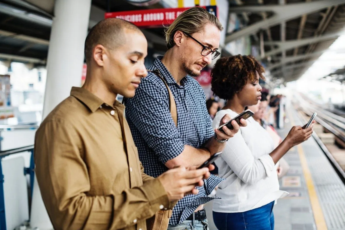 chatbot on smartphone screen