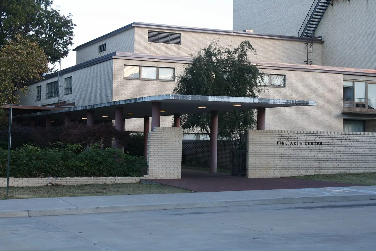 university campus brick building