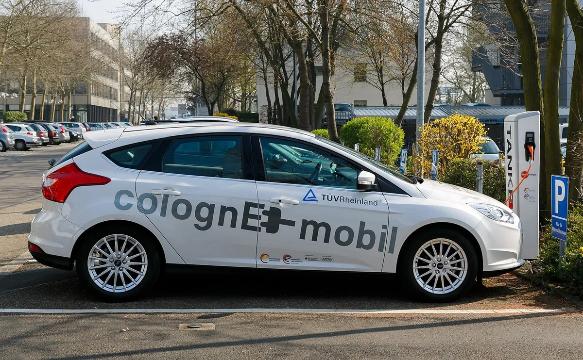 electric car charging station