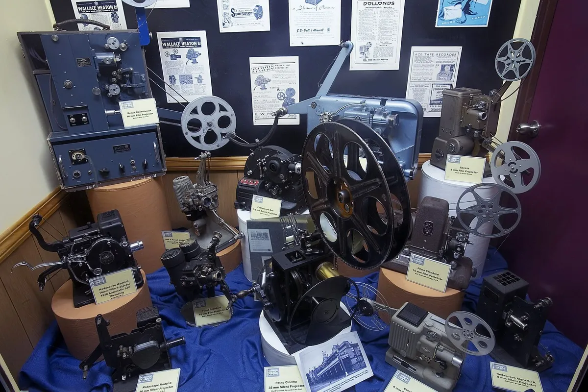 vintage film projector