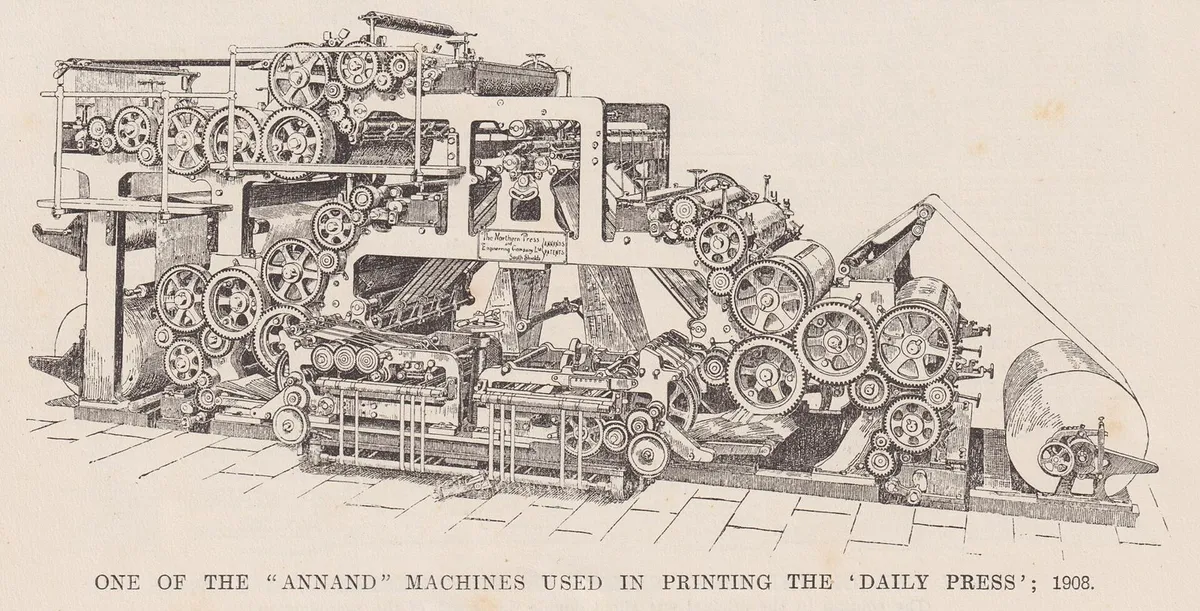 newspaper printing press