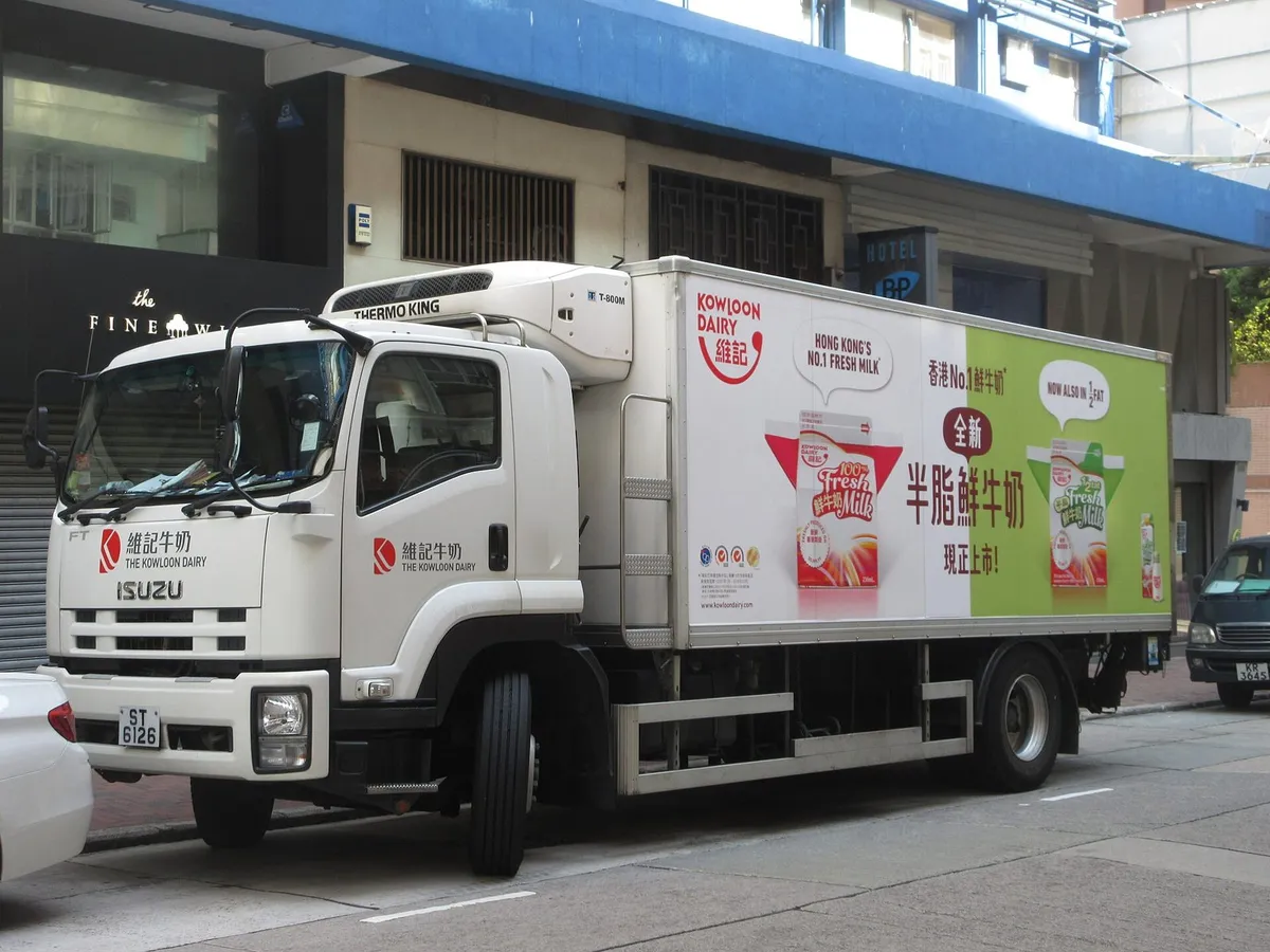 delivery trucks fleet