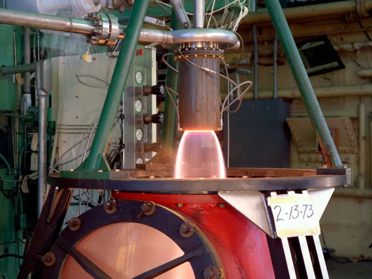 rocket engine test stand