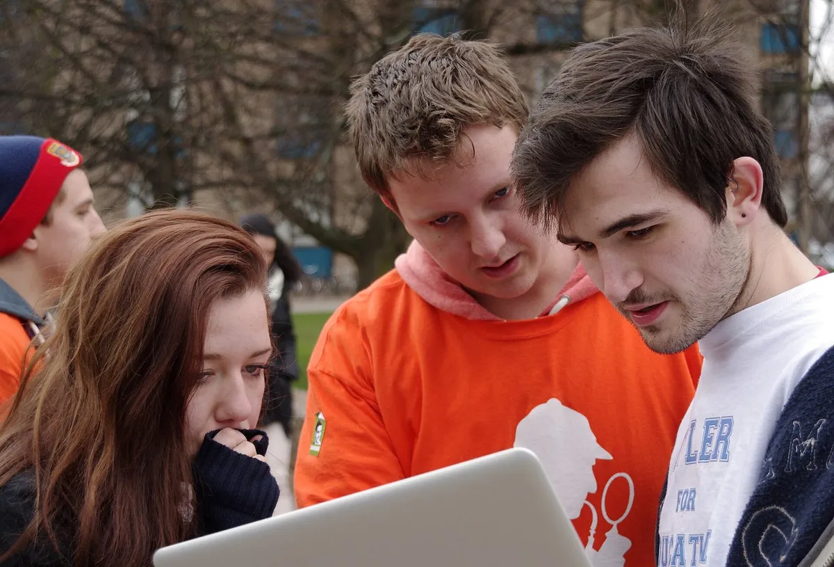 university students laptops