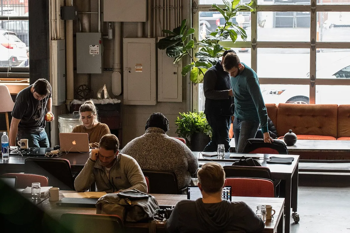 coworking space desks