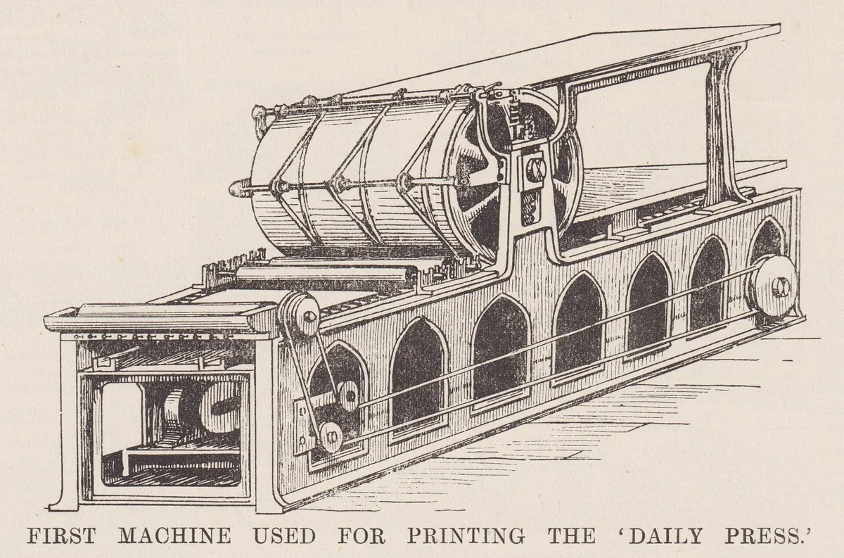 newspaper printing press