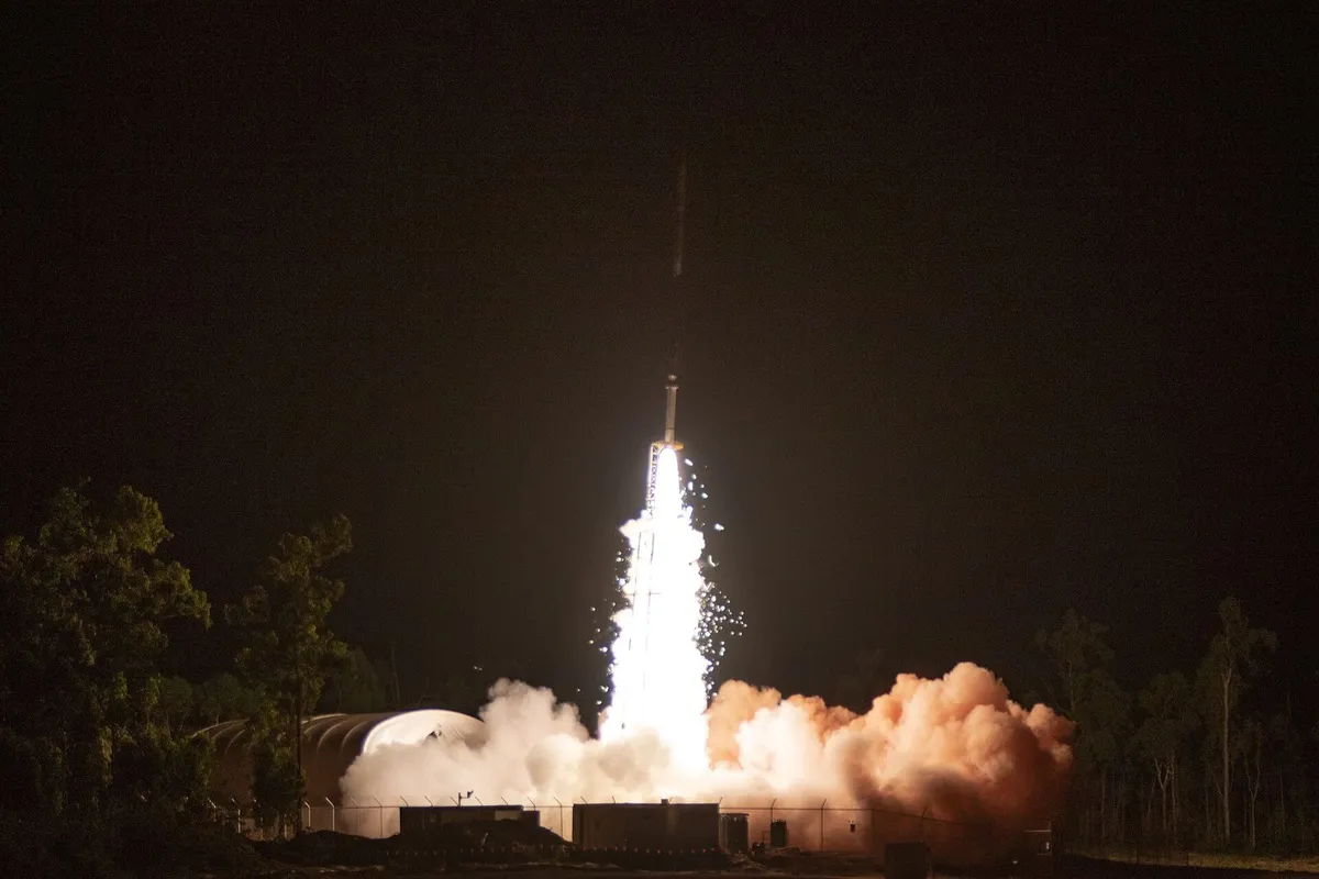 suborbital rocket launch