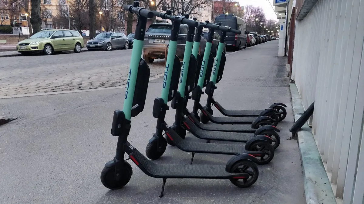 electric scooters street