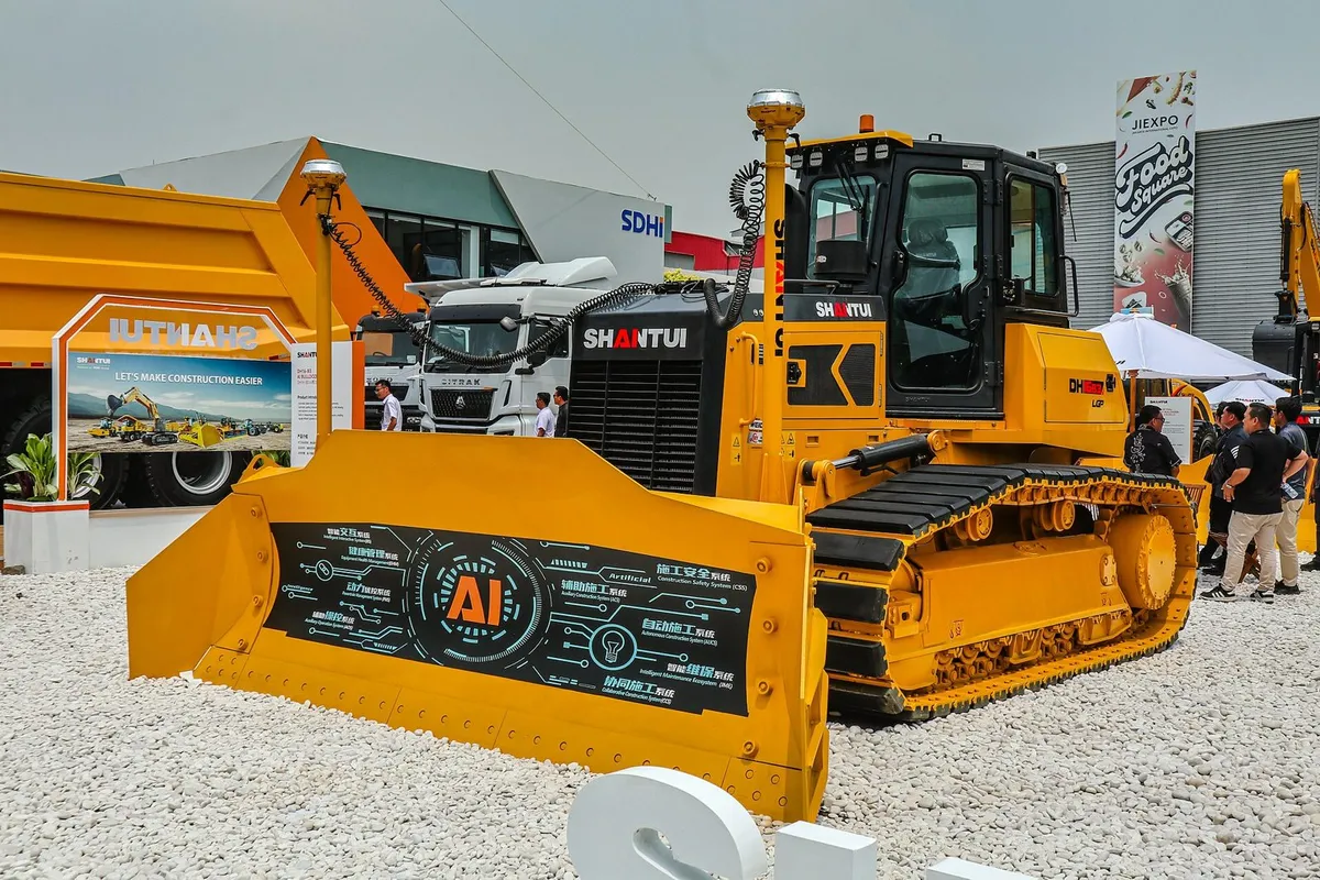 autonomous bulldozer construction