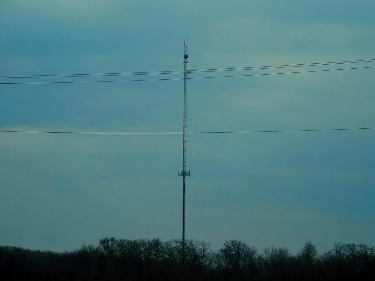 cell tower sky