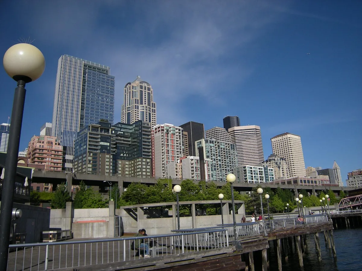 Seattle skyline waterfront
