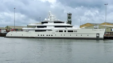 Luxury Yacht Launchpad Anchors Off Everett: Speculation Surrounds Its Next Destination in “Salmon Country”